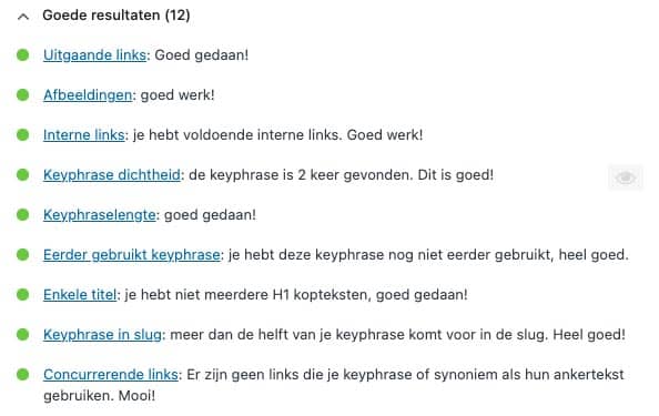 Yoast SEO tips