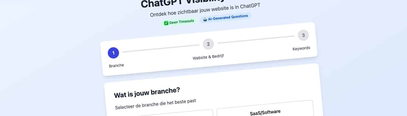 AI Optimalisatie GEO