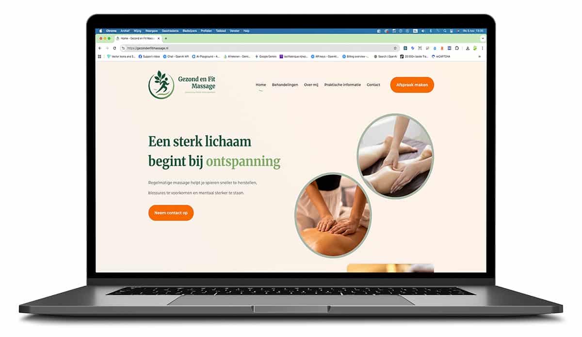 Gezond en fit massage